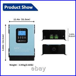 120A MPPT Solar Charger Controller 12V24V36V 48V 60V 72V 84V 96V Battery PV 230V