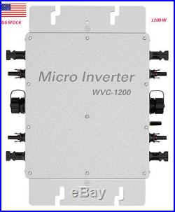 120V 1200W Grid Tie Micro Inverter With Wireless Communication MPPT Pure Sine Wa