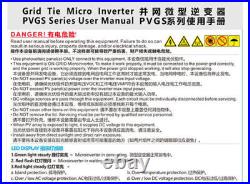 120W-700W Grid Tie Inverter MPPT Solar Converter DC18-60V AC120/220V 50HZ/60HZ