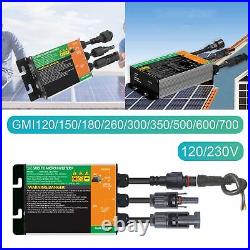 120W-700W Solar Micro Inverter MPPT Grid Tie Inverter Waterproof AC 120/230V