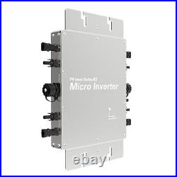 120v/230v 1600W 4 Channels MPPT Micro Grid Tie Solar Inverter Power Converter