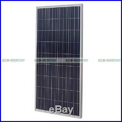 12PCS 160W Solar Panel 2KW Grid Tie Solar System 220V Power Inverter Charge Home