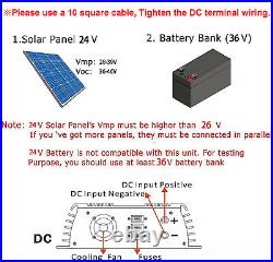 1400W Grid Tie Inverter DC22-50V for 24V/36V Solar Panel Pure Sine Wave Inverter