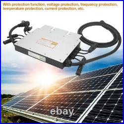 1400W LED Solar Grid Tie Inverter 18V-50V to 120V 230V MPPT Micro Waterproof