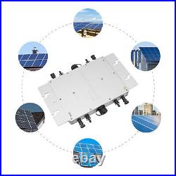 1400W MPPT Grid Tie Micro Solar Inverter 110V Inverter Waterproof with LED Lamp