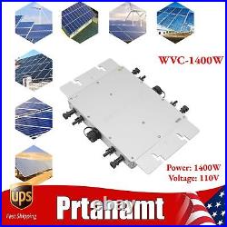 1400W MPPT Grid Tie Smart Solar Micro Inverter Grid Tie DC to AC 110V