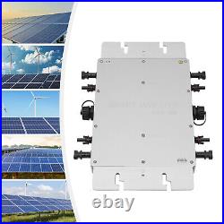 1400W Smart Micro Inverter for Balcony Power Plant Solar Grid Tie Waterproof New