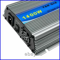 1400W Solar Grid Tie Inverter DC10.8-32V to AC110V Pure Sine Wave Inverter MPPT