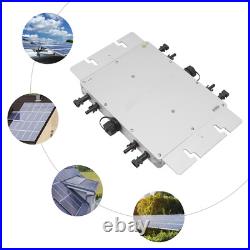 1400W Solar Micro Inverter Grid Tie MPPT Pure Sine Wave DC to AC 110V Waterproof