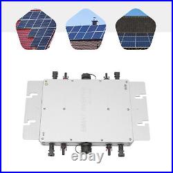1400W Solar Micro Inverter Waterproof Grid Tie MPPT Pure Sine Wave DC to AC 110V
