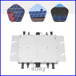 1400W Waterproof Solar Micro Inverter Grid Tie MPPT Pure Sine Wave DC to AC 110V