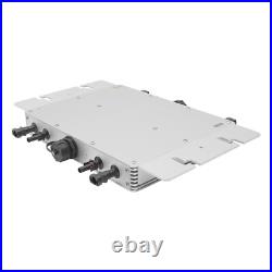 1400W Waterproof Solar Micro Inverter Grid Tie MPPT Pure Sine Wave DC to AC 110V