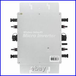 1600W Waterproof MPPT Grid Tie Micro Inverter 120V/230V Pure Sine Wave Inverter