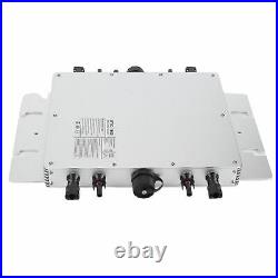 1600W Waterproof MPPT Grid Tie Micro Inverter 120V/230V Pure Sine Wave Inverter