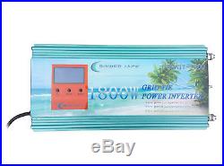 1800w grid tie power inverter dc 26.4-45v to ac 110v for solar panel+LCD, MPPT