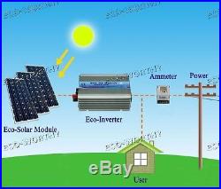 1KW Grid Tie Solar System10x100W Solar Panel with1000W 12-110V Pure Sine Inverter