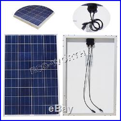 1KW Grid Tie System 10x100W Solar Panel & 12V Inverter For Home Light Fan Power
