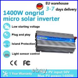 1KW Inverter Plug and Play 1.4/1.3KW MPPT Solar Inverter Ongrid Tie 110V 220VAC