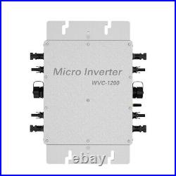 1x 1200W Practical Solar Inverter Grid Tie MPPT Solar Inverter 22-60V Inverter