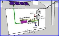 2000W Battery Discharge Power Mode/MPPT Solar Grid Tie Inverter Pure Sine Wave