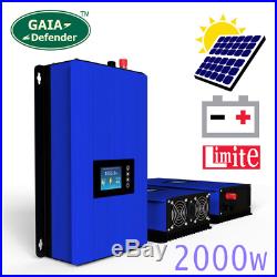 2000W Battery Discharge Power Mode/MPPT Solar Grid Tie Inverter with Limiter Sen