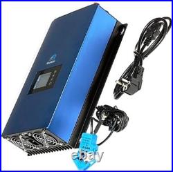 2000W Grid Tie Inverter with Power Limiter MPPT Stackable DC45-90V to AC190-260V