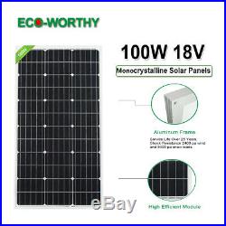 2000W Grid Tie Solar Kit 20pcs 100W Solar Panel With 2KW Power Inverter For Home