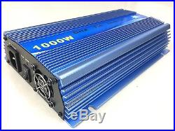 2000W Solar Grid Tie Inverter AC110 DC10.8-30V Converter With Cable 1000W2PCS