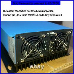 2000W Solar Grid Tie Inverter MPPT Power Limiter DC45-90V to AC220V 50/60HZ Auto