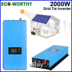 2000W Solar On Grid Tie Inverter & Limiter Battery Model for Solar Panel Kit