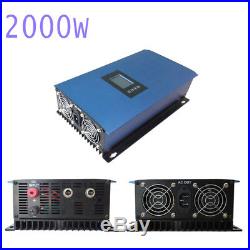 2000W Solar on Grid Tie Inverter Limit for PV Panels Battery Home SUN 2000G TIL