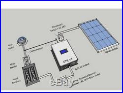 2000W Solar on Grid Tie Inverter Limit for PV Panels Home SUN 2000G TIL2-WIFI