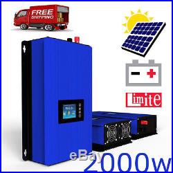 2000W-Solar-on-Grid-Tie-Inverter-Power-Limite-MPPT-DC-45-90V AC PV