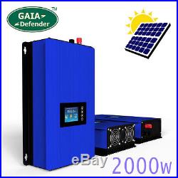 2000W Solar on Grid Tie Inverter, SUN Power MPPT PV System DC 45-90V AC 220-240V
