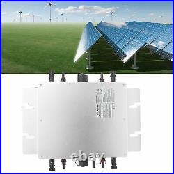 2000W Waterproof Solar Grid Tie Micro Inverter WIFI Control 120/230V WVC-2000R3