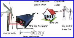 2000W Wind Turbine On Grid Tie Inverter Pure Sine Wave 45-90VDC 110V/ 220VAC