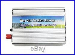 200W 300W 500W 800W 1000W Wind Turbine Generator Grid Tie Power Inverter
