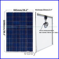 20PCS 100W Solar Panel 2000W Solar System with 2KW Solar on Grid Tie Inverter