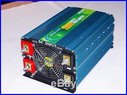 2500W Grid Tie Inverter 28V-48V DC/110V AC With MPPT For 24V(36V VMP)Solar Panel