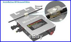 250W Grid Tie Micro Inverter 22-50VDC AC120/230V Pure Sine Wave solar inverter