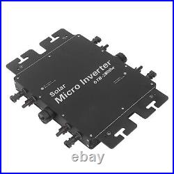 2800W MPPT Solar on Grid Tie Micro Inverter 240V or 120V Built-in WiFi APP Mon