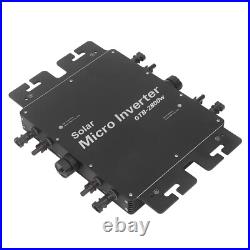2800W MPPT Solar on Grid Tie Micro Inverter 240V or 120V Built-in WiFi APP Mon