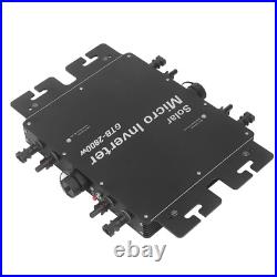 2800W MPPT Solar on Grid Tie Micro Inverter 240V or 120V Built-in WiFi APP Mon