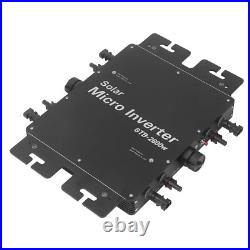 2800W Solar Grid Tie Inverter MPPT Micro Inverter With WiFi Control IP65 230V