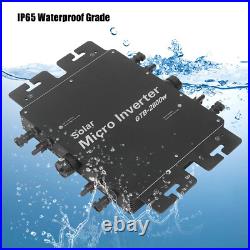 2800W Solar Grid Tie Inverter MPPT Micro Inverter With WiFi Control IP65 230V