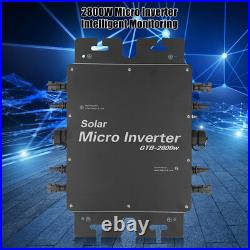2800W Solar Grid Tie Inverter MPPT Micro Inverter With WiFi Control IP65 230V