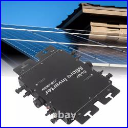 2800W Solar Grid Tie Inverter MPPT Micro Inverter With WiFi Control IP65 230V