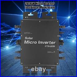 2800W Solar Grid Tie Inverter MPPT Micro Inverter WithWiFi Control IP65 230V BUF