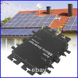 2800W Solar Grid Tie Inverter MPPT Micro Inverter WithWiFi Control IP65 230V BUF