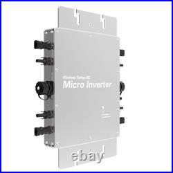 2800W Solar Pure Sine Wave Grid Tie Inverter Power Converter APP Control IP65